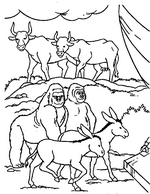 coloring page Bible Noahs Ark